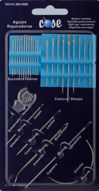 Sewing and Embroidery needdles - Repair needles assortments